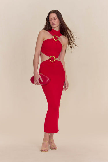AMBAR KNIT DRESS - GHERMEZ | AMBAR KNIT DRESS - GHERMEZ
