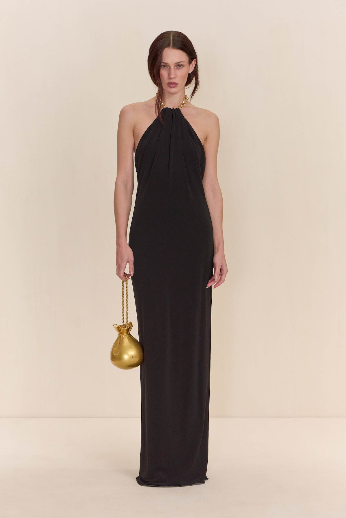 SOREN GOWN - BLACK