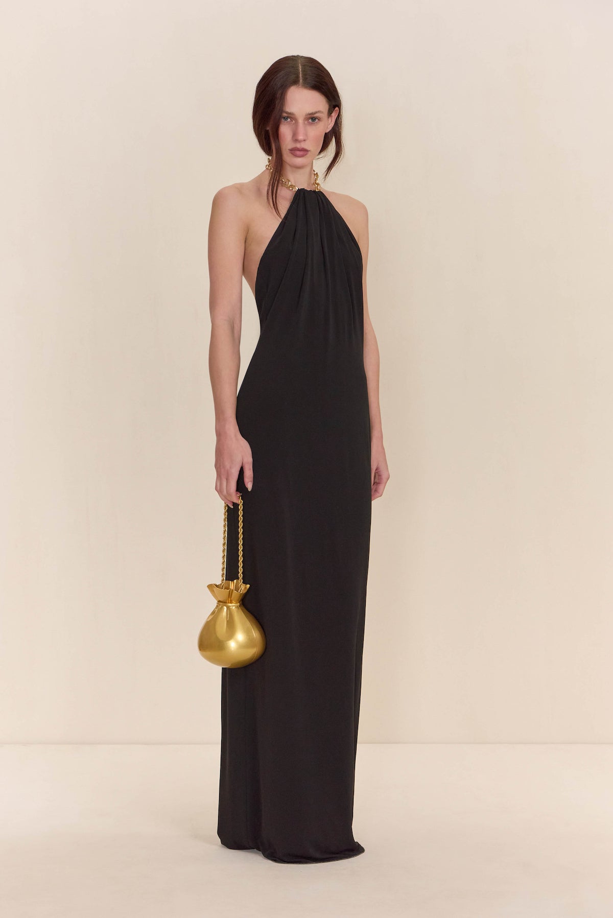 SOREN GOWN - BLACK