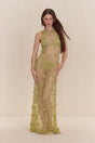 VERMEER DRESS - GOLD