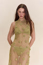 VERMEER DRESS - GOLD