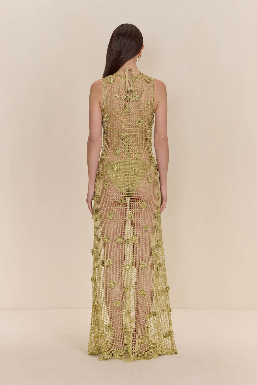VERMEER DRESS - GOLD