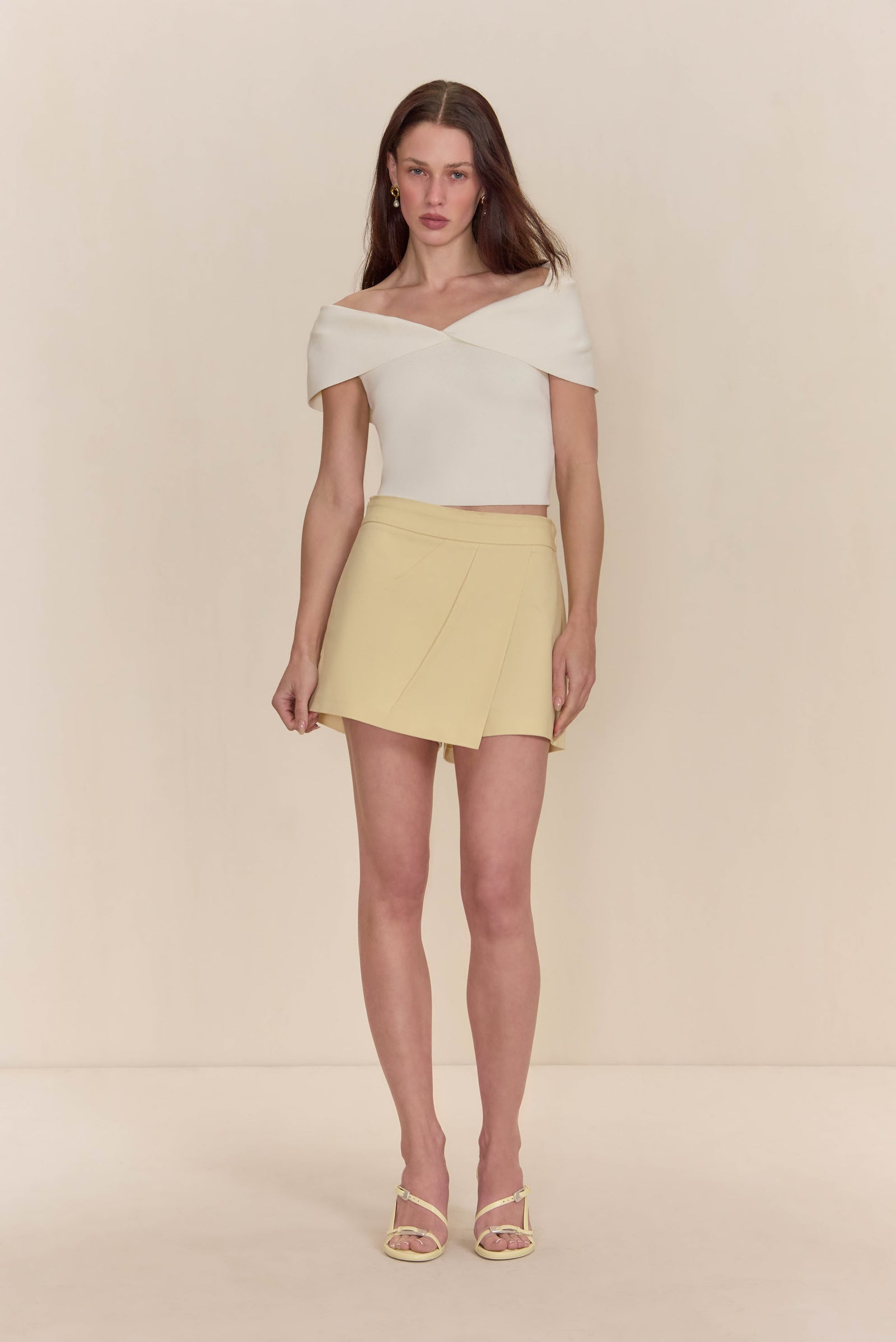 PRESCOTT KNIT TOP - OFF WHITE