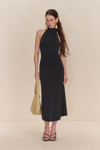 KATARA KNIT DRESS - BLACK