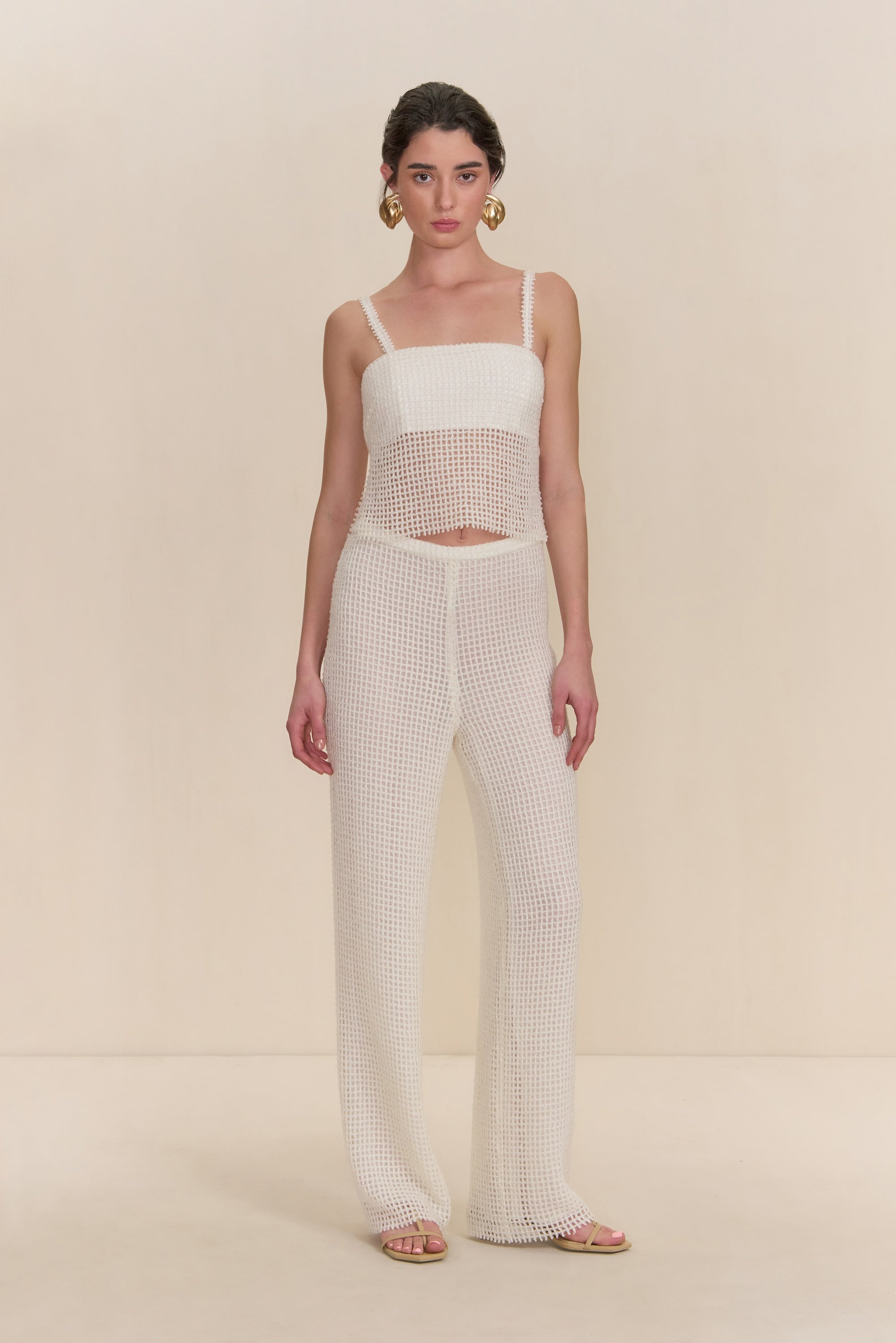 CLAREN PANT - OFF WHITE