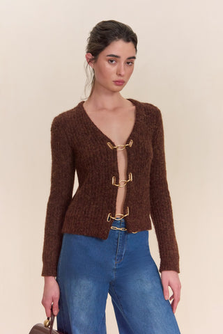 ADEL KNIT CARDIGAN - JAVA