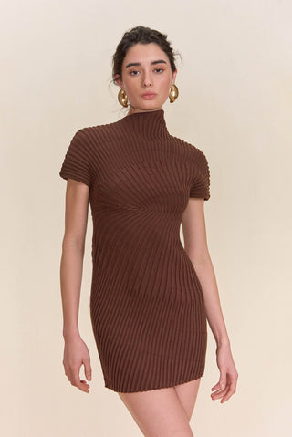 LUKA KNIT DRESS - JAVA