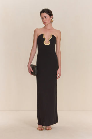 ABRIL GOWN - BLACK