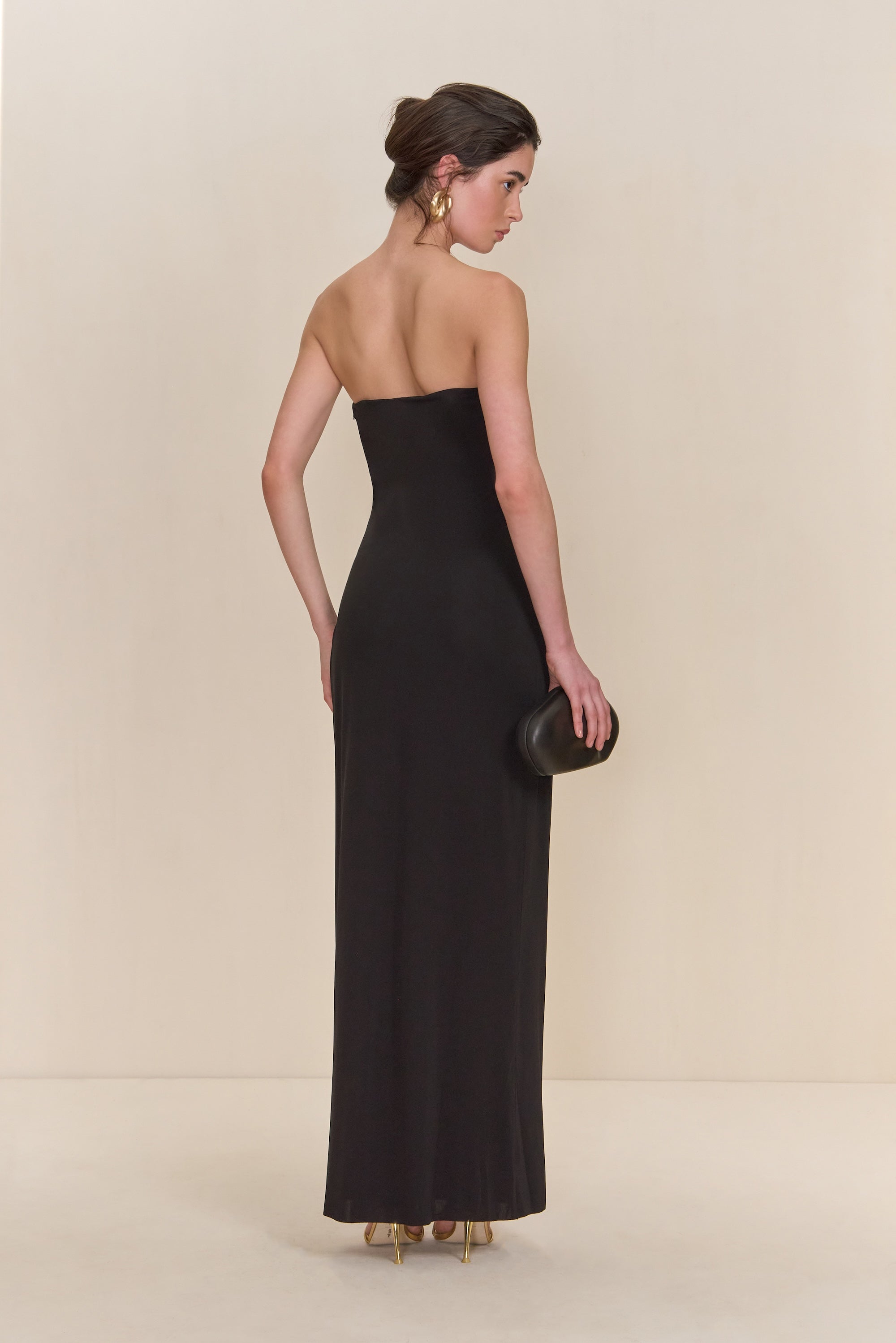 ABRIL GOWN - BLACK