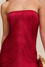 LARISSA DRESS - MERLOT