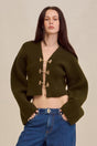 MAYALU CARDIGAN - DEEP ROSEMARY