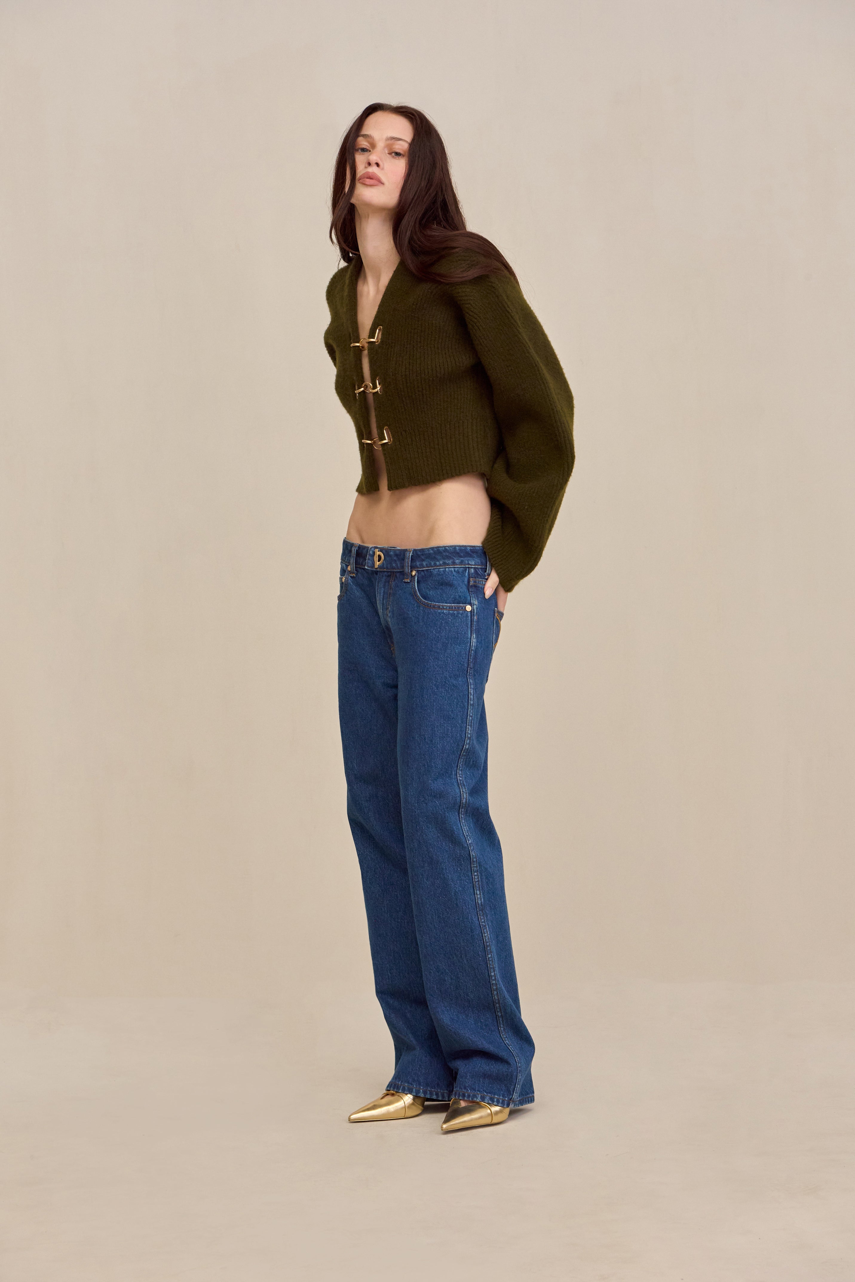 MAYALU CARDIGAN - DEEP ROSEMARY