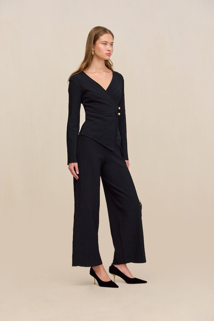 COLLETTE TOP - BLACK