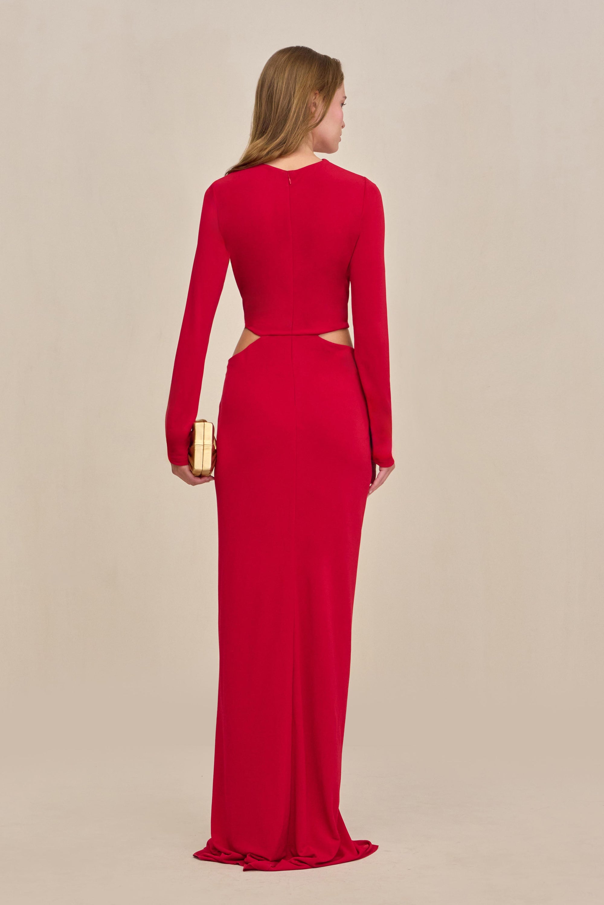 KERI GOWN - MERLOT