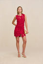MEIRA KNIT DRESS - MERLOT