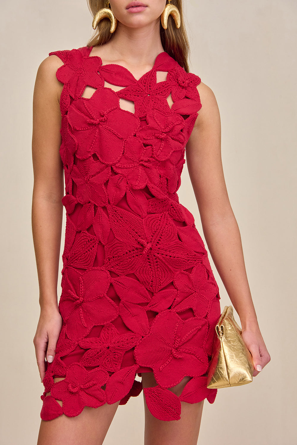 MEIRA KNIT DRESS - MERLOT