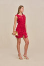 MEIRA KNIT DRESS - MERLOT