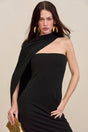 CORSICA GOWN - BLACK