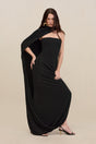 CORSICA GOWN - BLACK