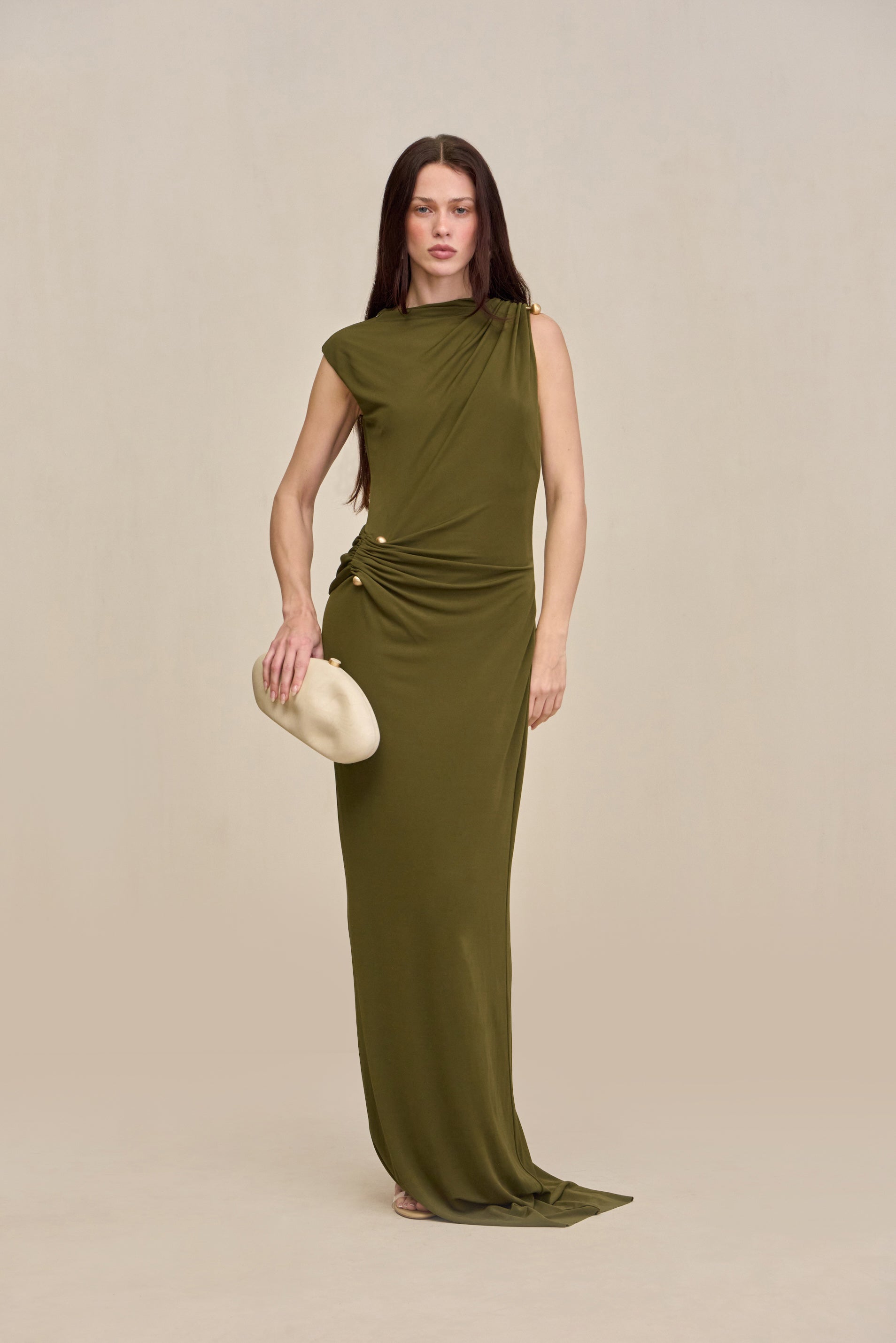 IZOLA GOWN - ROSEMARY