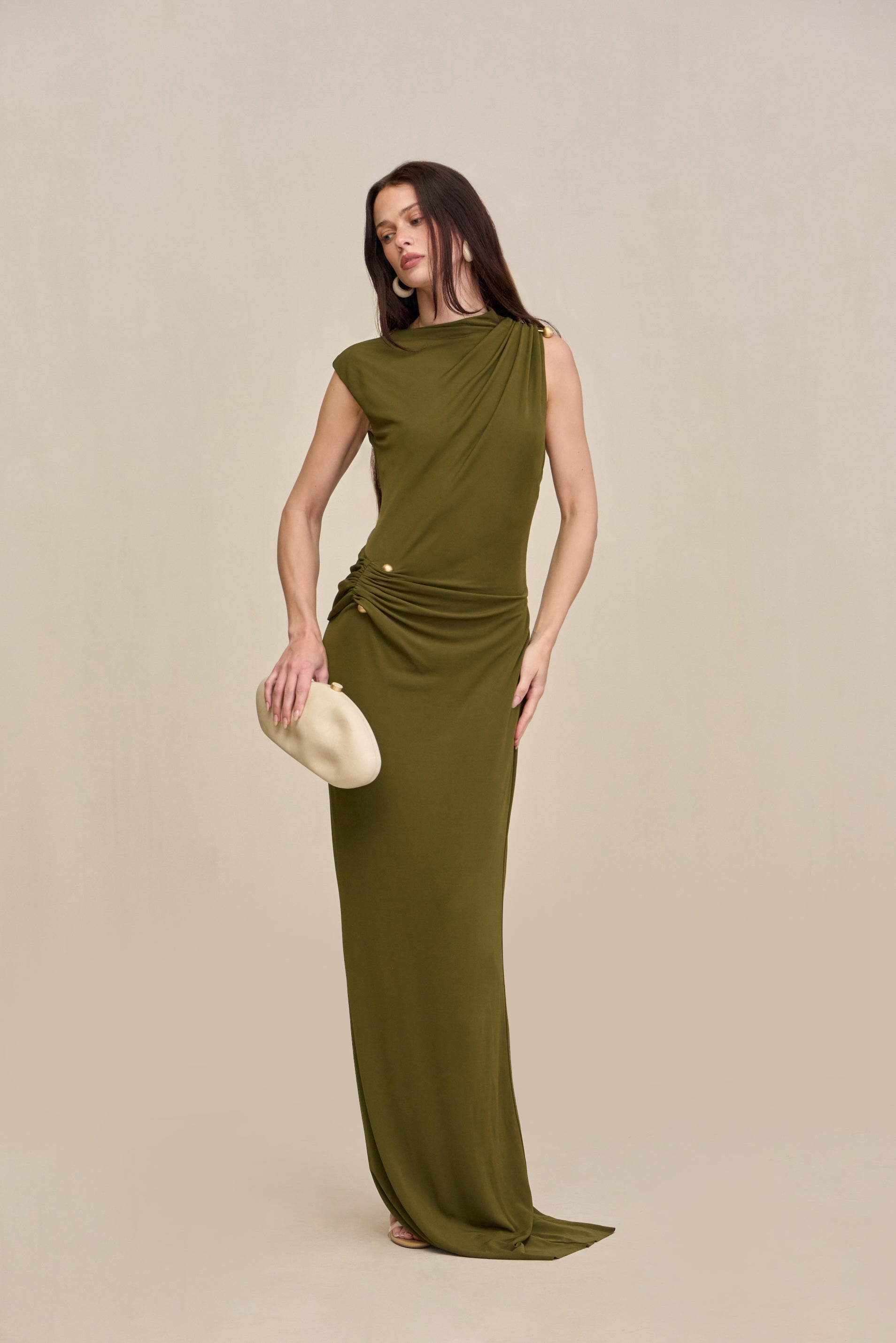 IZOLA GOWN - ROSEMARY