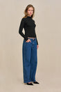 VARMA KNIT TOP - BLACK