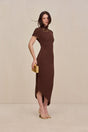 CHRYSTA KNIT DRESS - JAVA