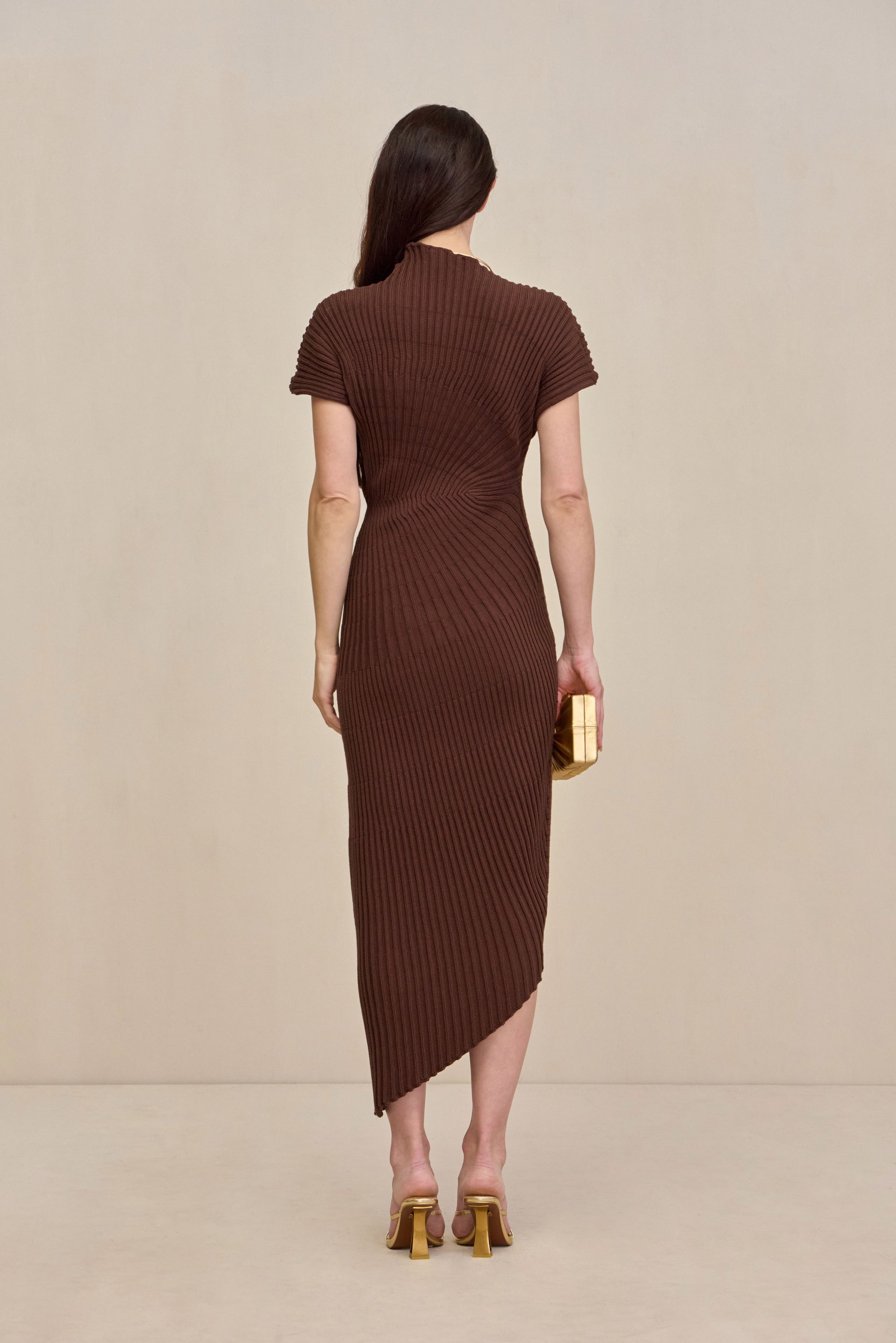 CHRYSTA KNIT DRESS - JAVA