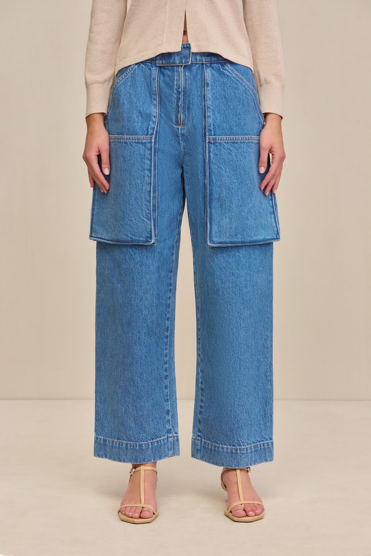 TOPANGA JEAN - MEDIUM STONE WASH