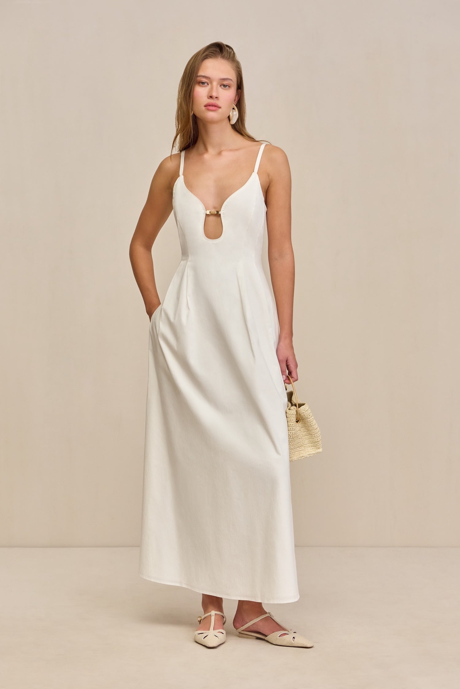 ELLARIA DRESS - OFF WHITE