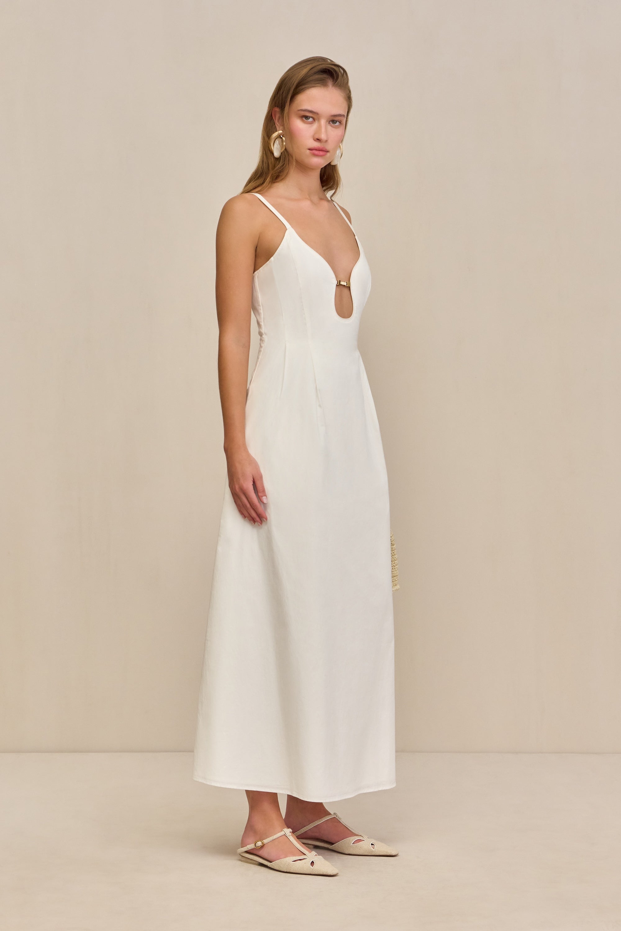 ELLARIA DRESS - OFF WHITE