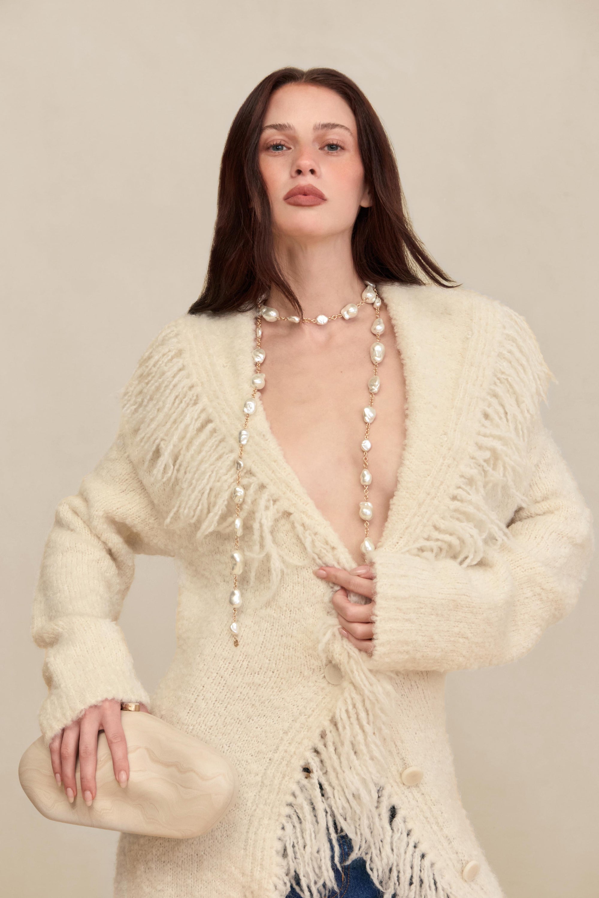 VICTORIA DUSTER - CREAM
