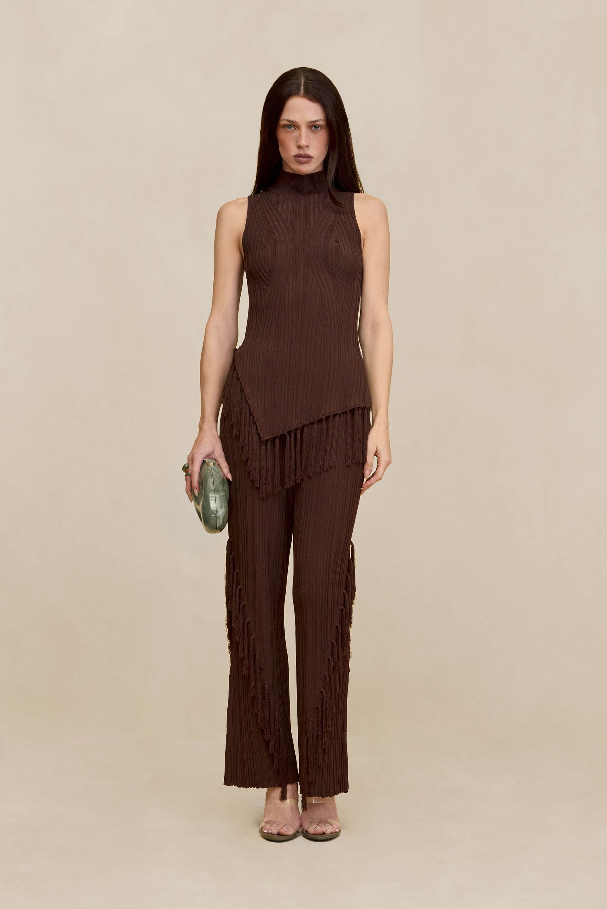 MAUDE KNIT PANT - JAVA