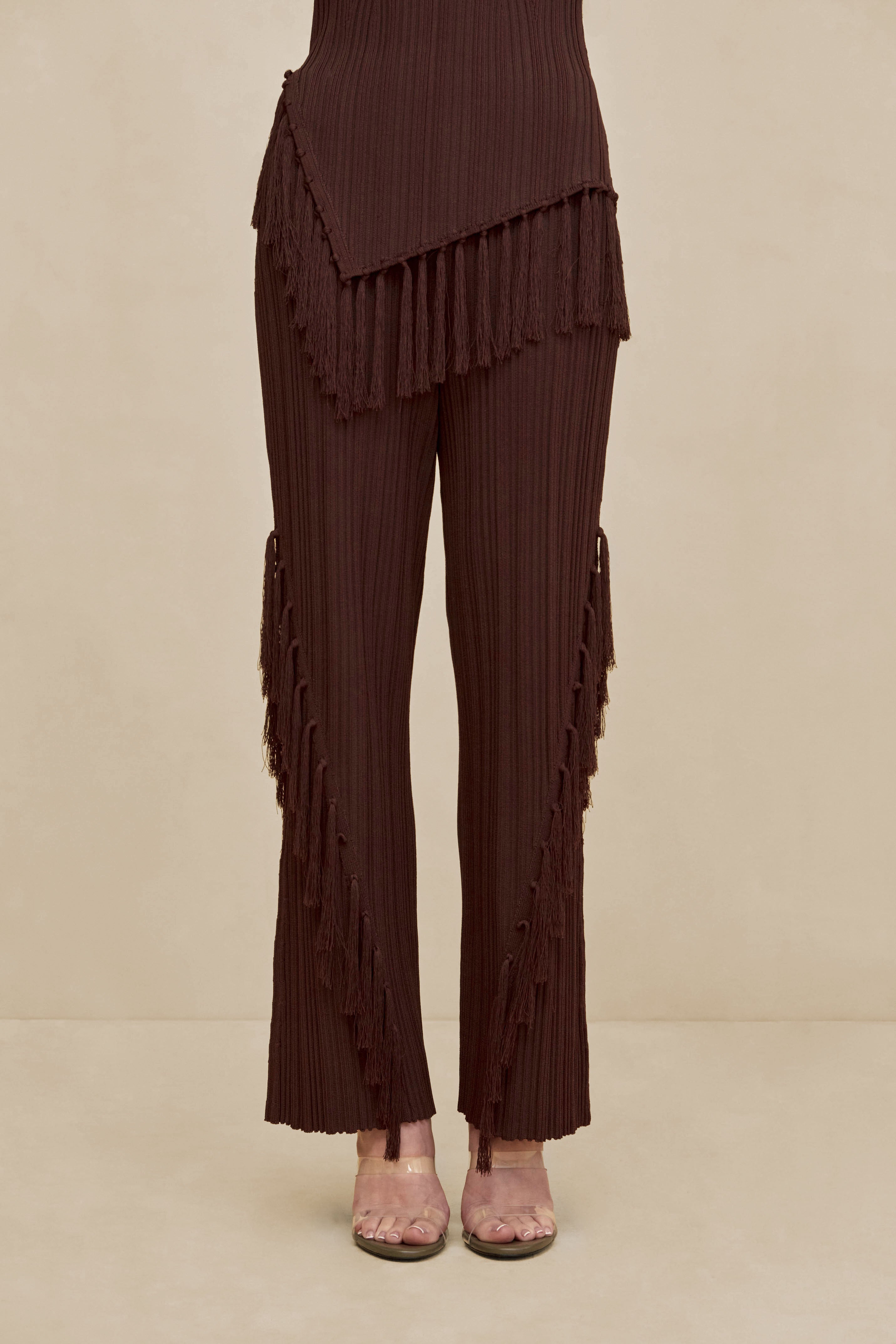 MAUDE KNIT PANT - JAVA