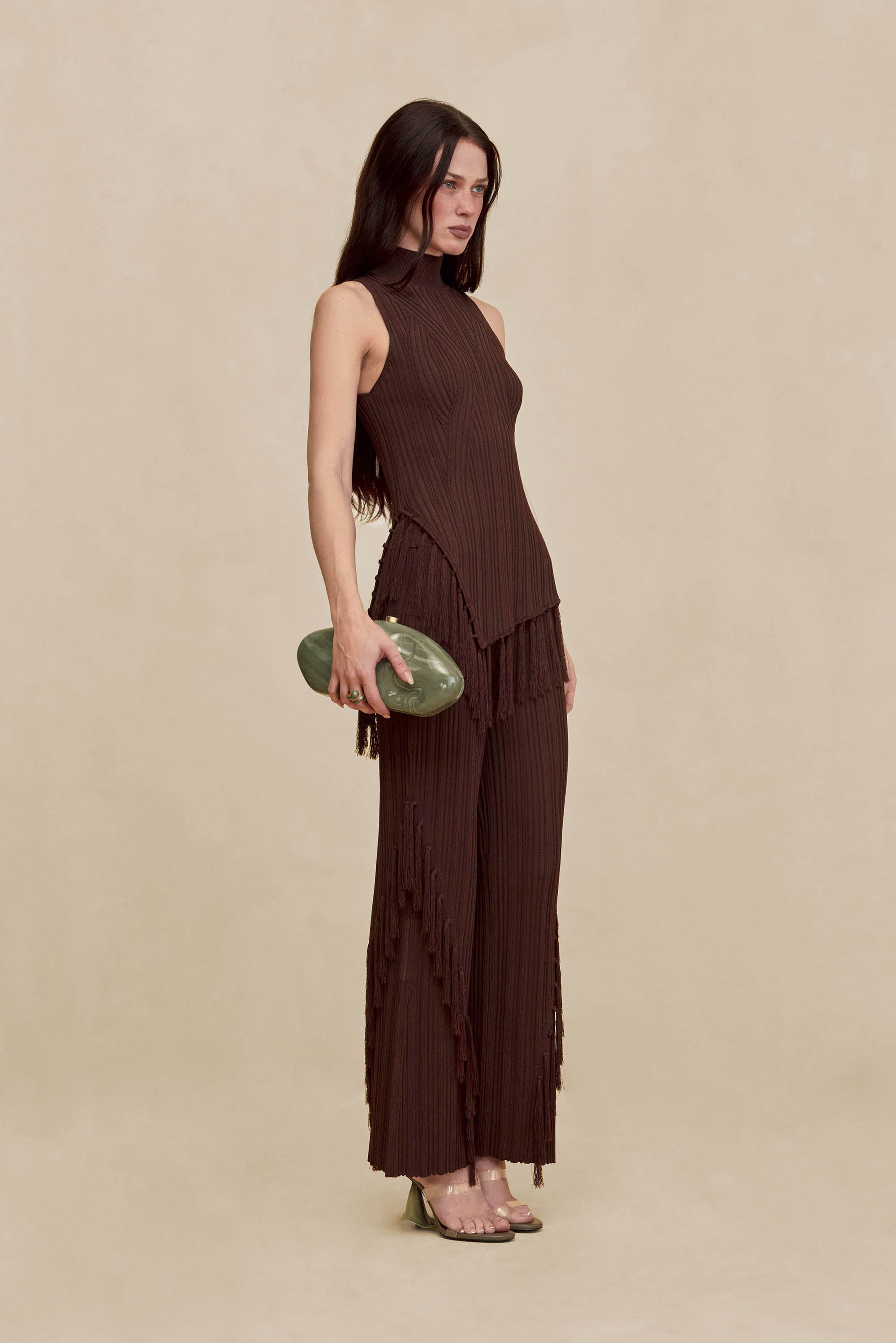 MAUDE KNIT PANT - JAVA