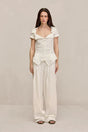 SHALLIE TOP - OFF WHITE