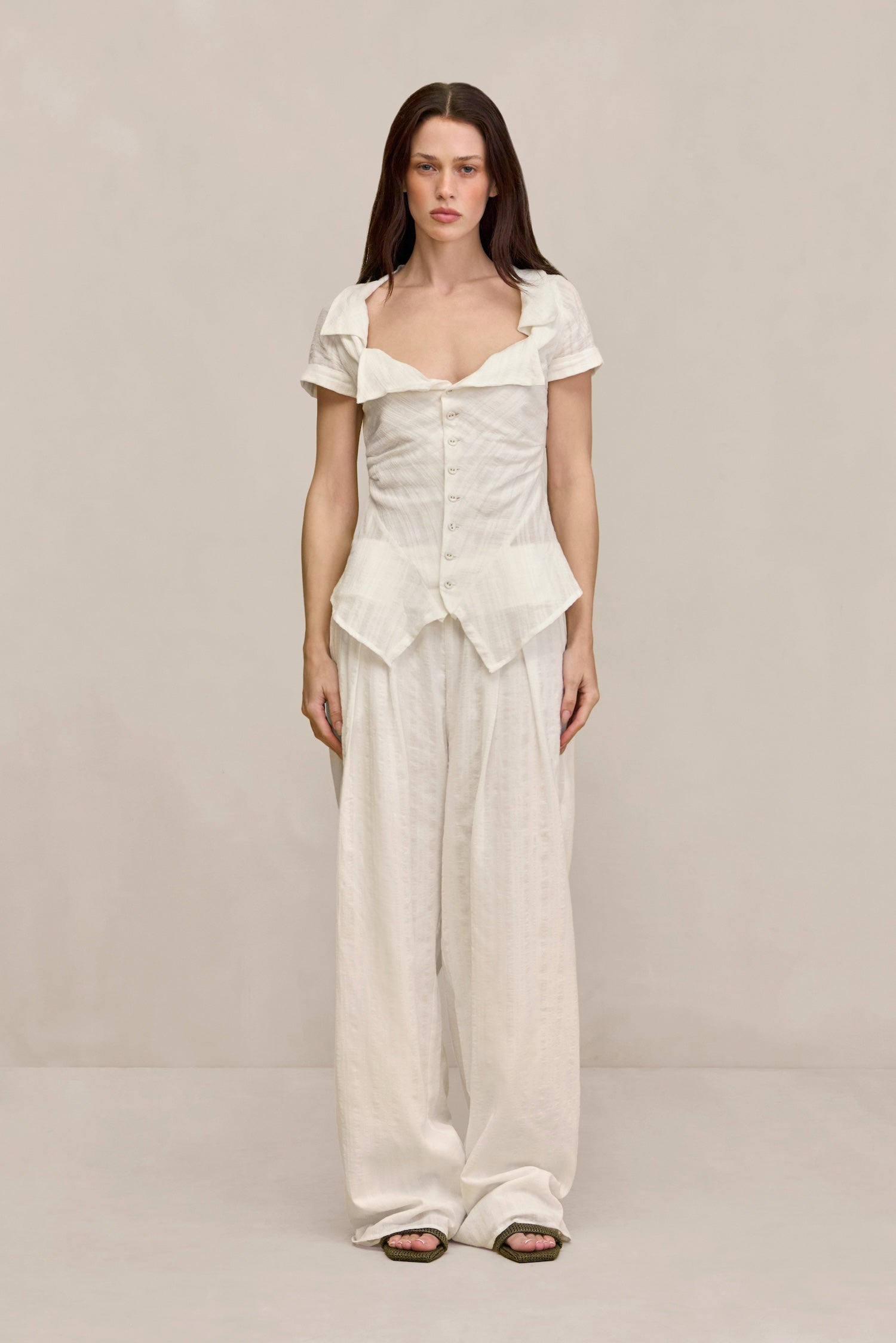 SISLEY PANT - OFF WHITE