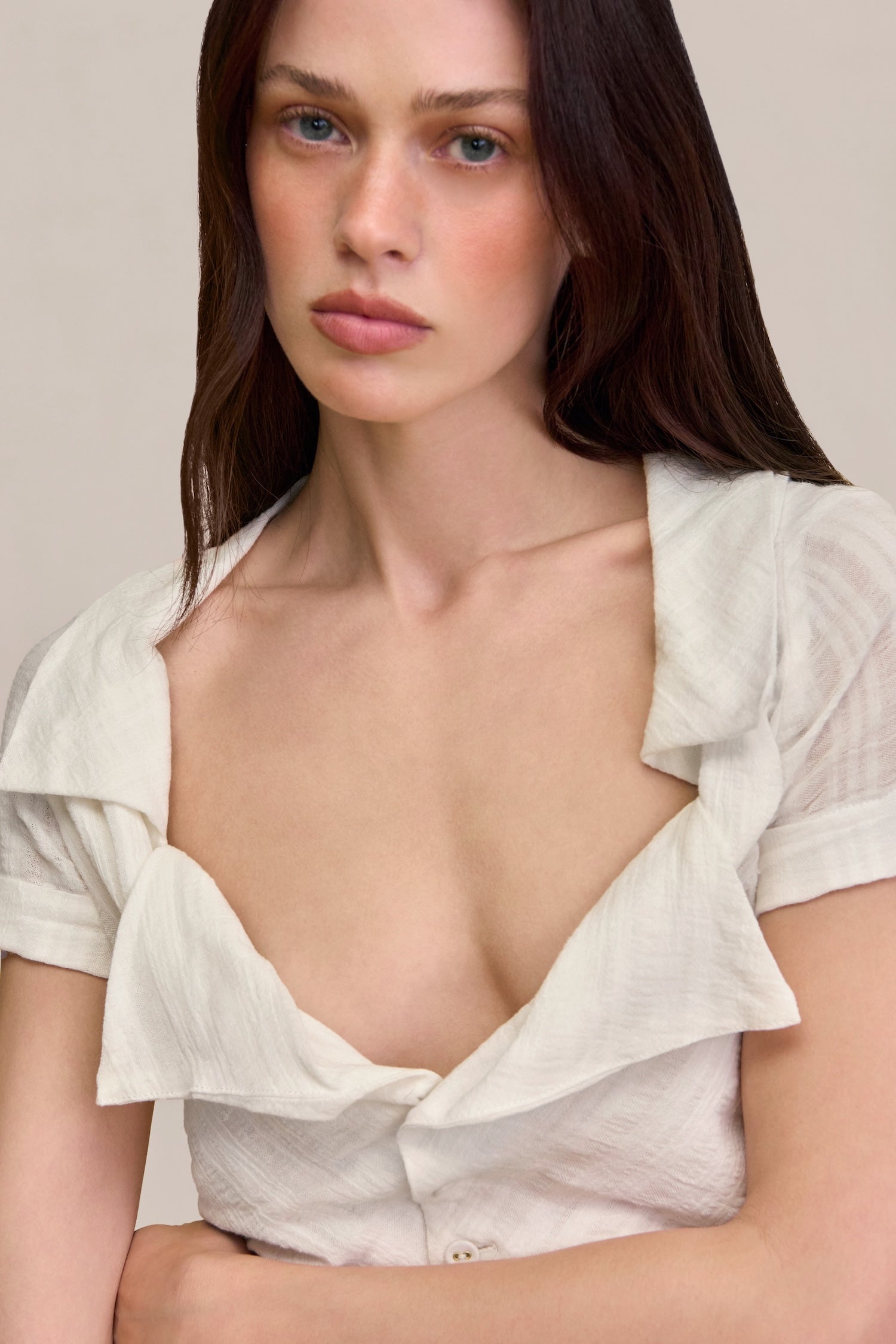 SHALLIE TOP - OFF WHITE