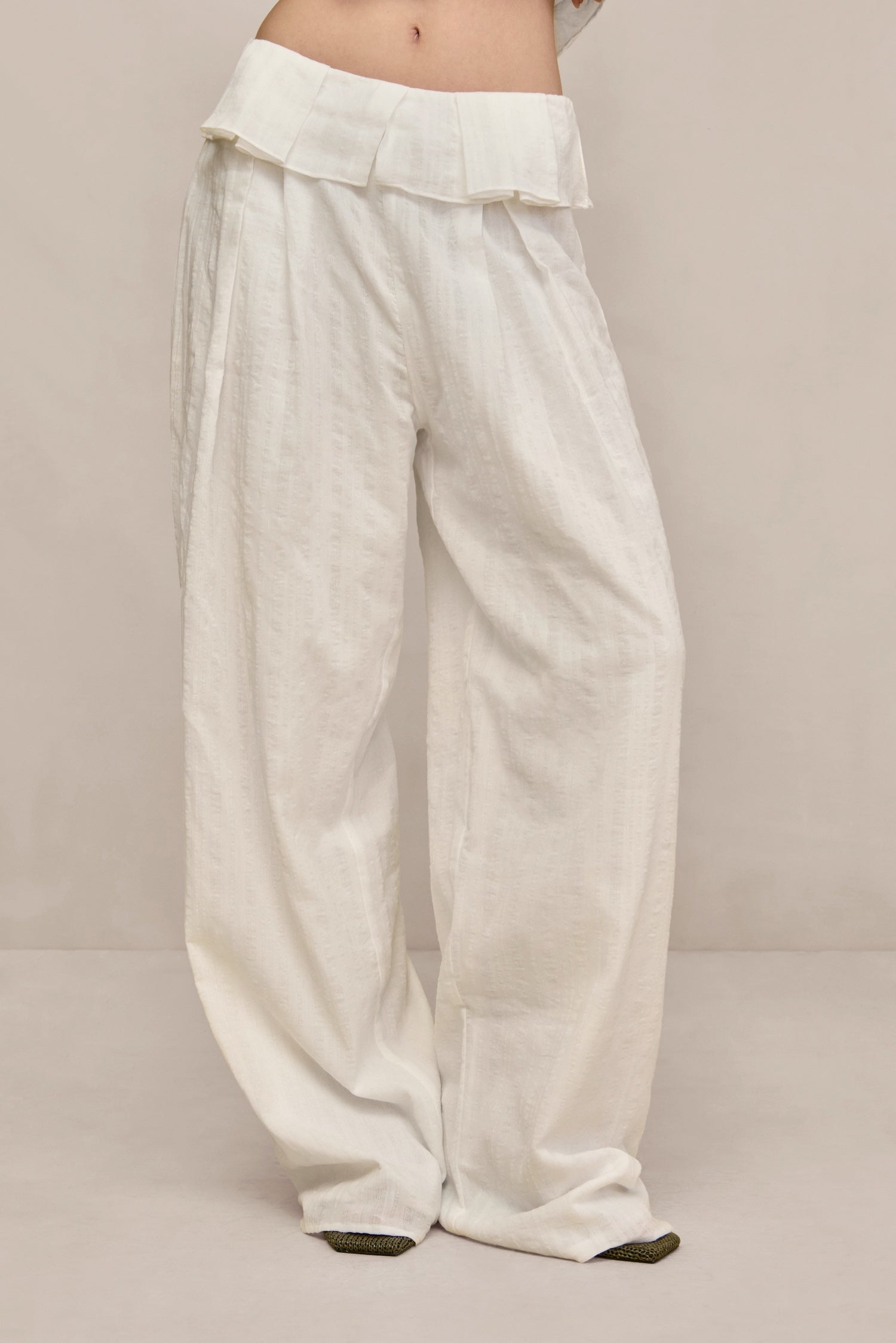 SISLEY PANT - OFF WHITE