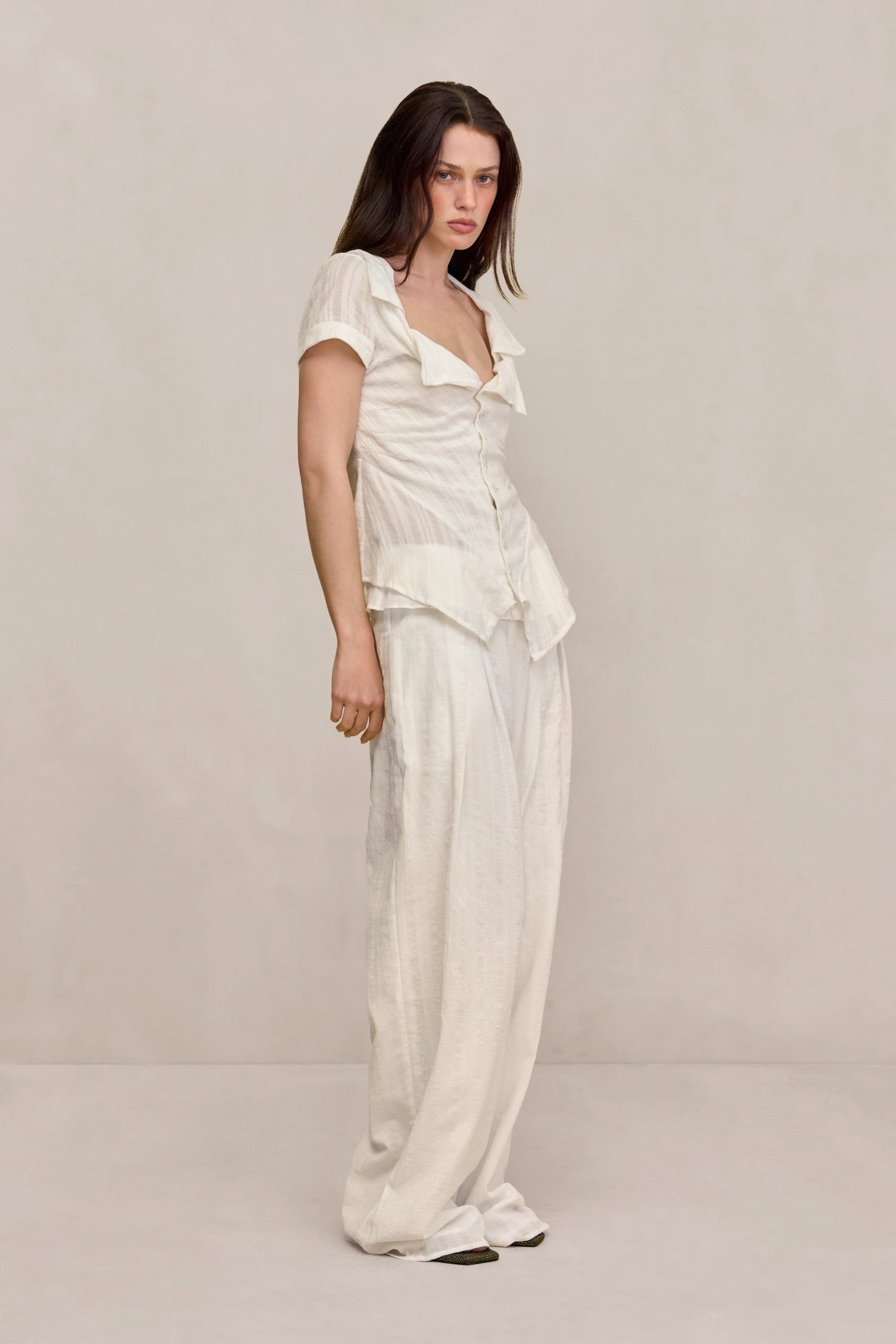 SISLEY PANT - OFF WHITE