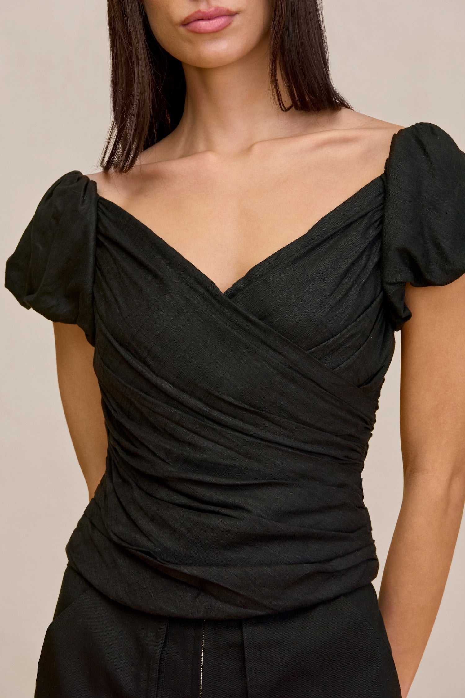 HELENE TOP - BLACK