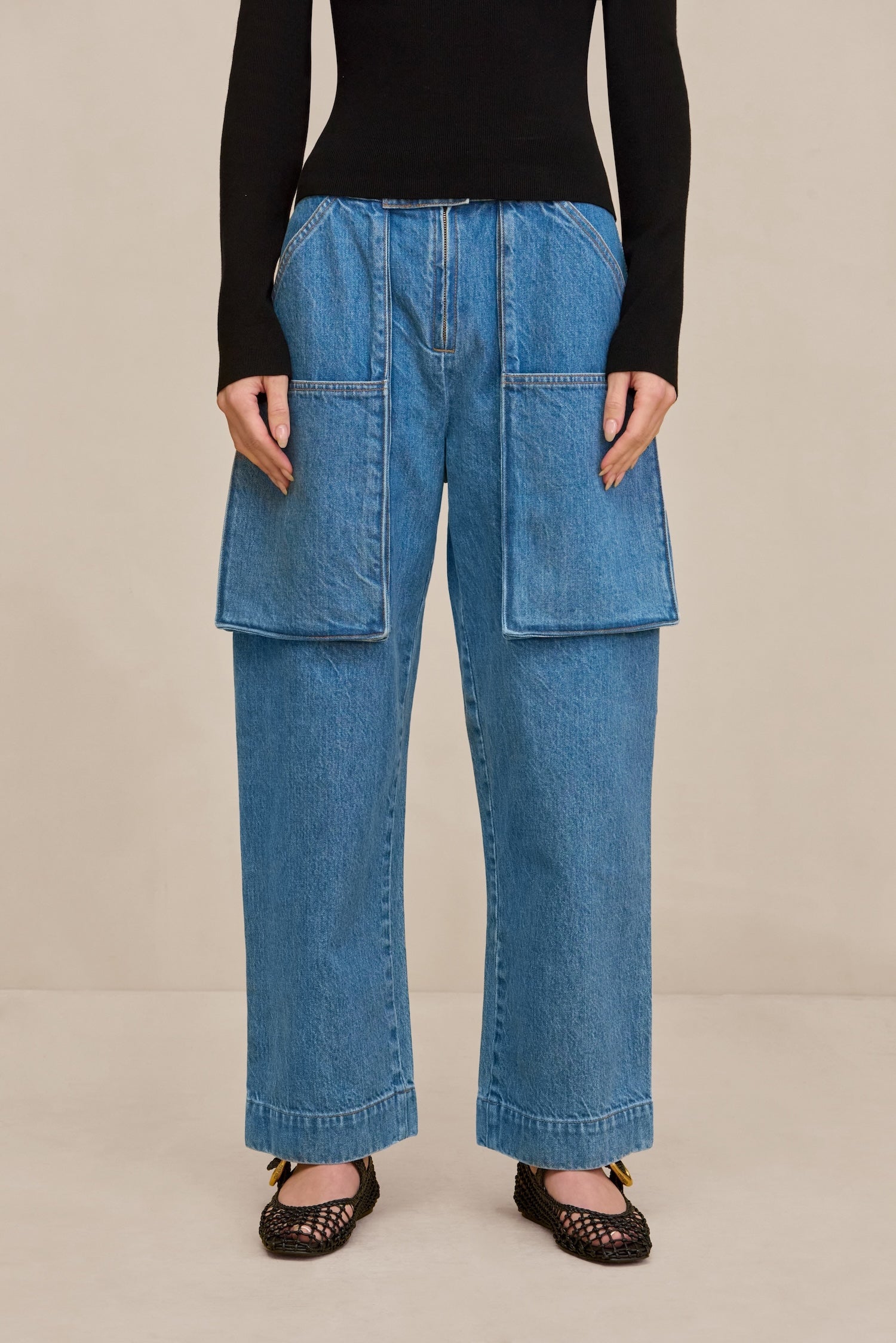 TOPANGA JEAN - MEDIUM STONE WASH