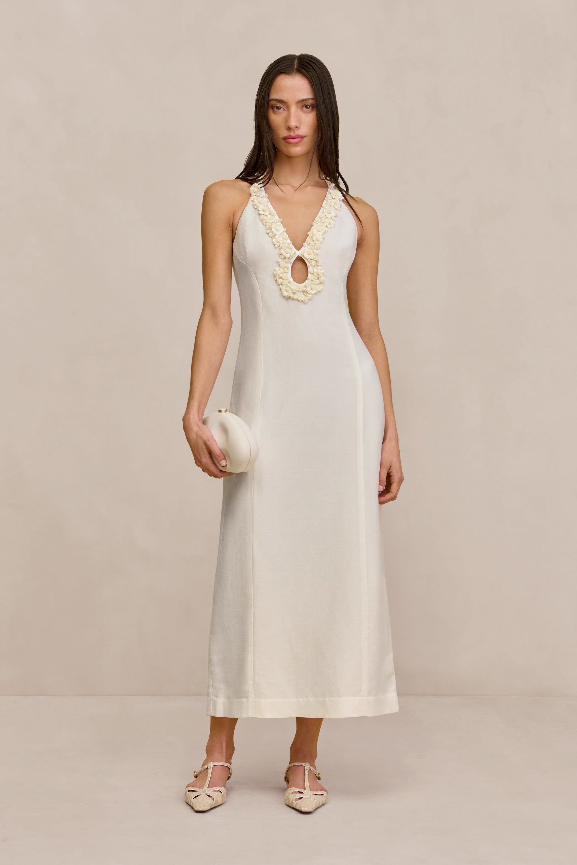 LENA DRESS - OFF WHITE