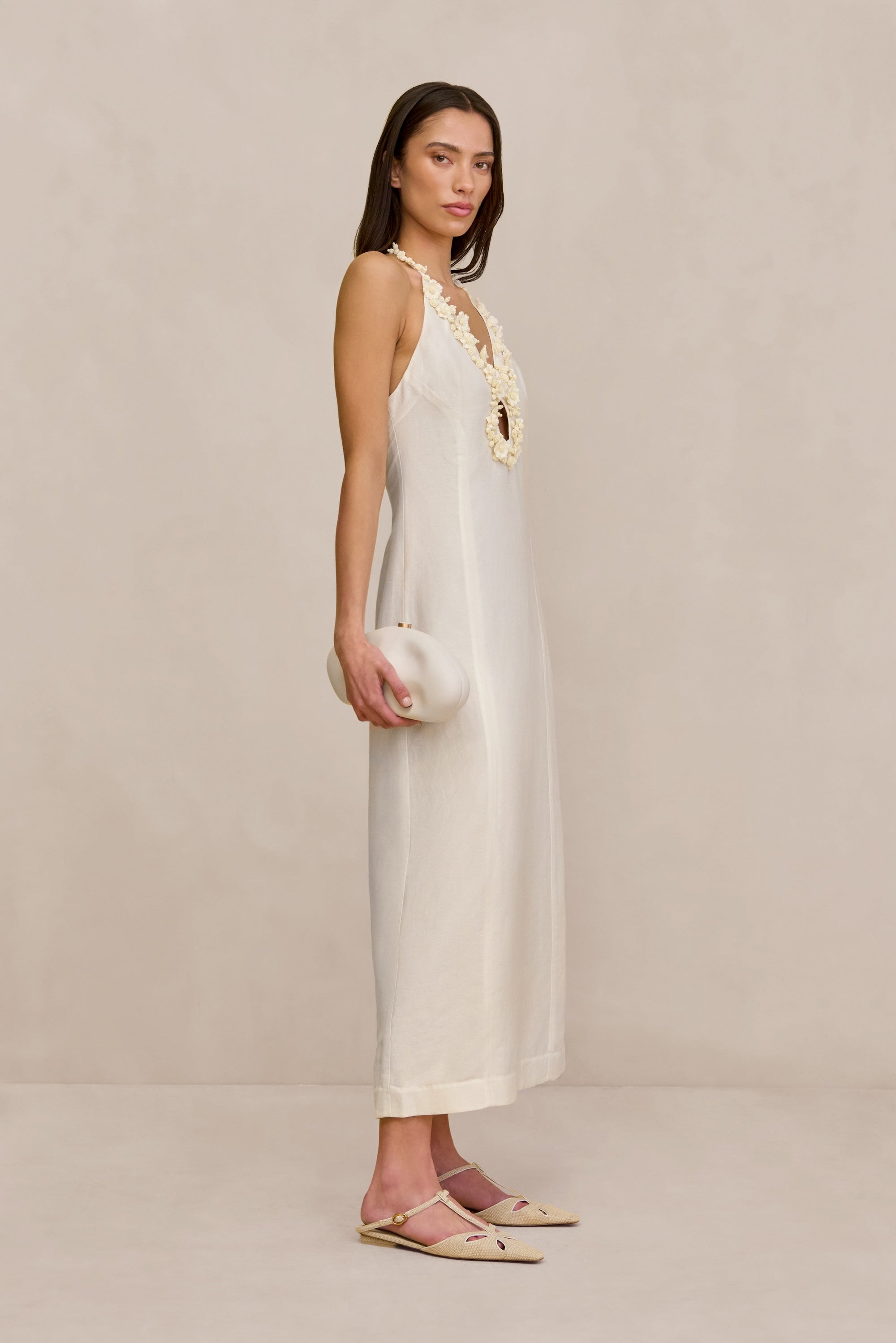 LENA DRESS - OFF WHITE