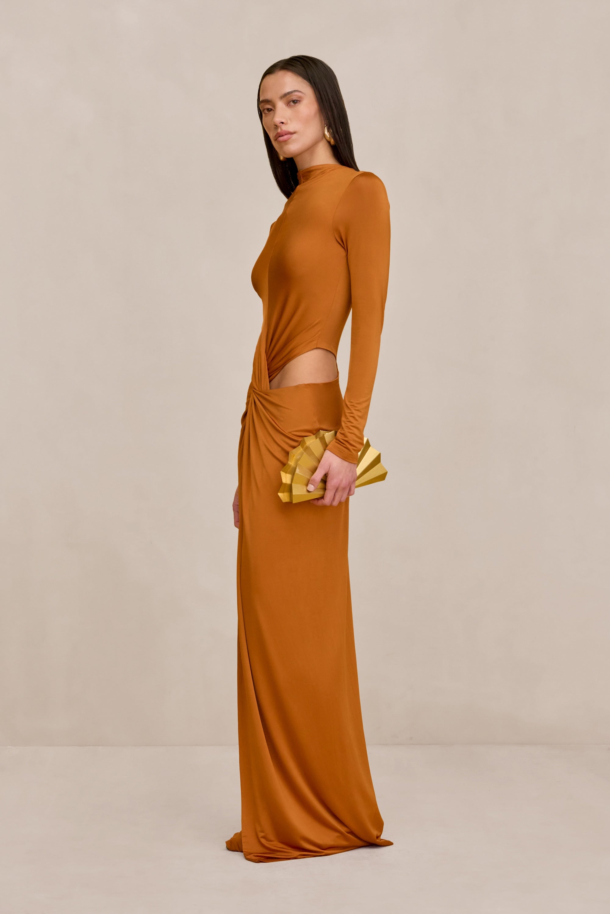 KERI GOWN - BOURBON