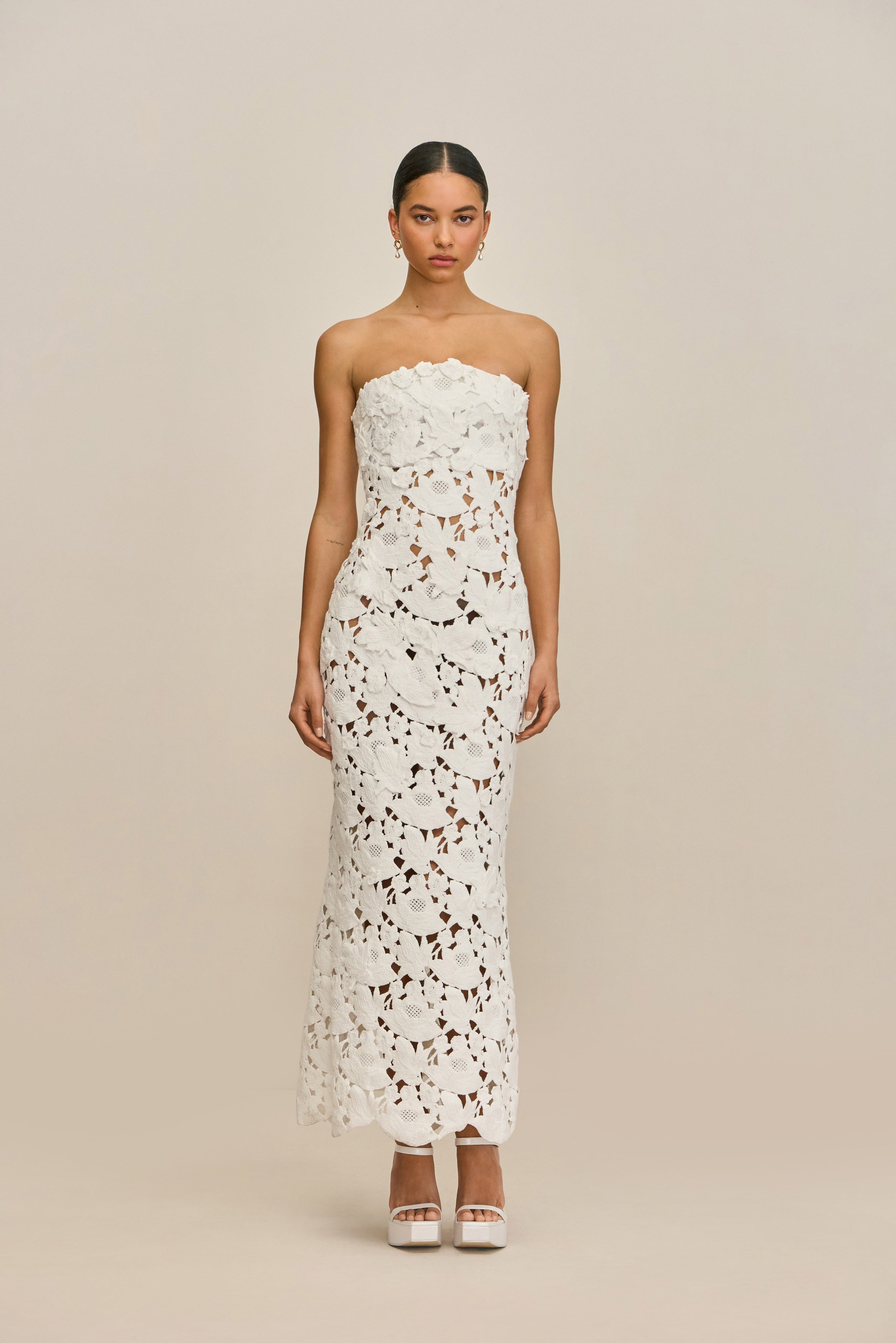 KAYLINA GOWN - OFF WHITE