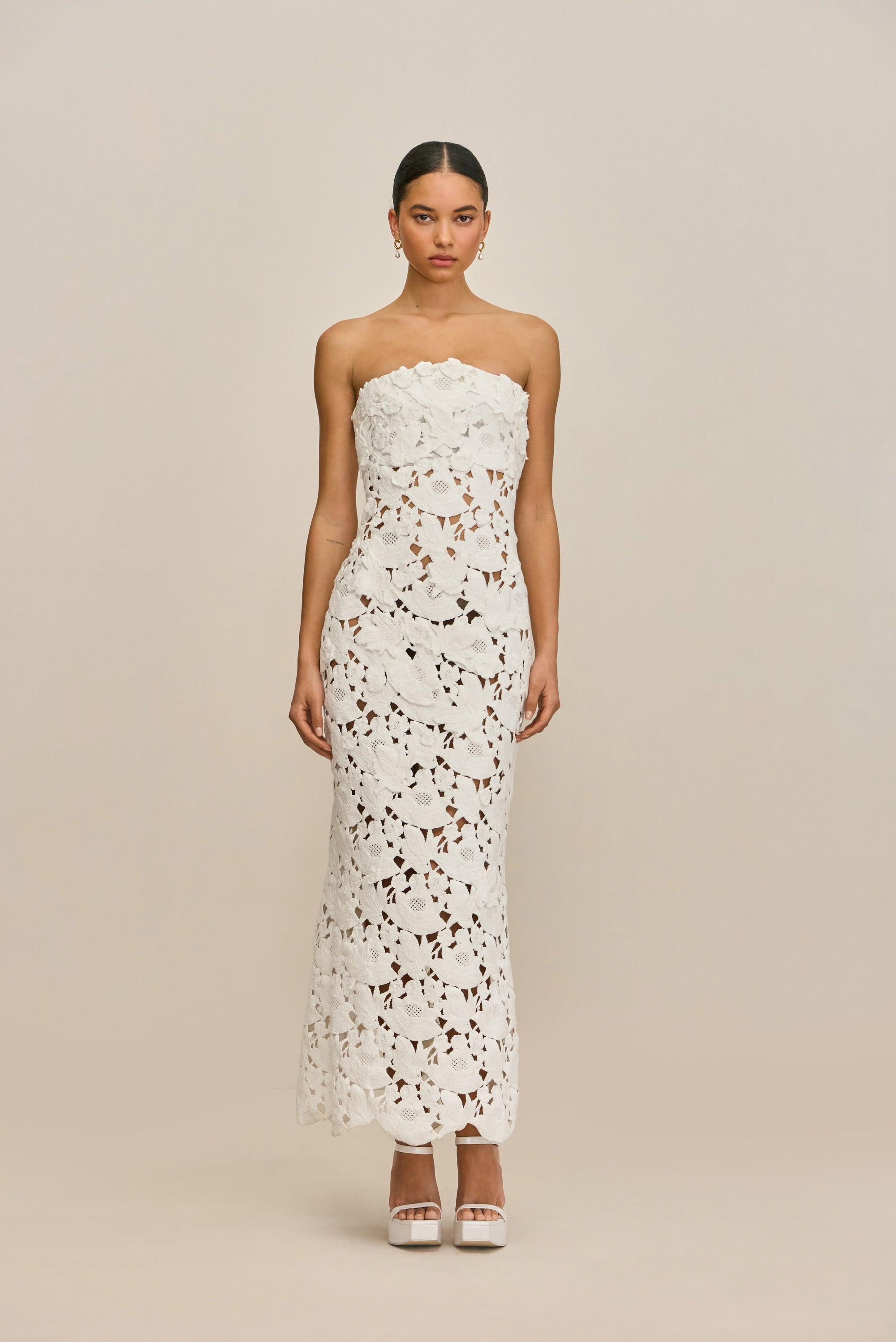 KAYLINA GOWN - OFF WHITE