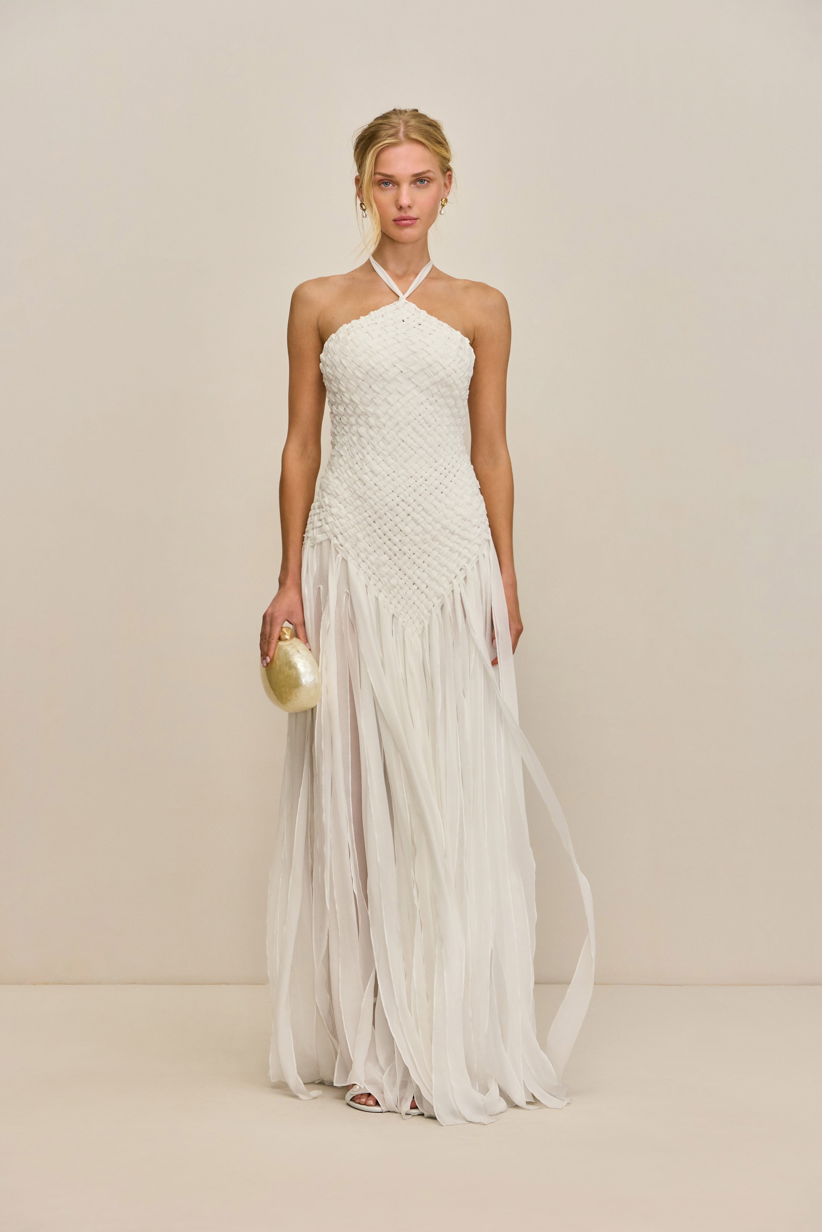 AMBROSINE DRESS – OFF WHITE Robes de mariée The Wedding Explorer