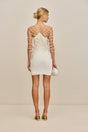 OLIVIANA KNIT DRESS - OFF WHITE