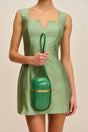 AMULET CLUTCH - DEEP BASIL